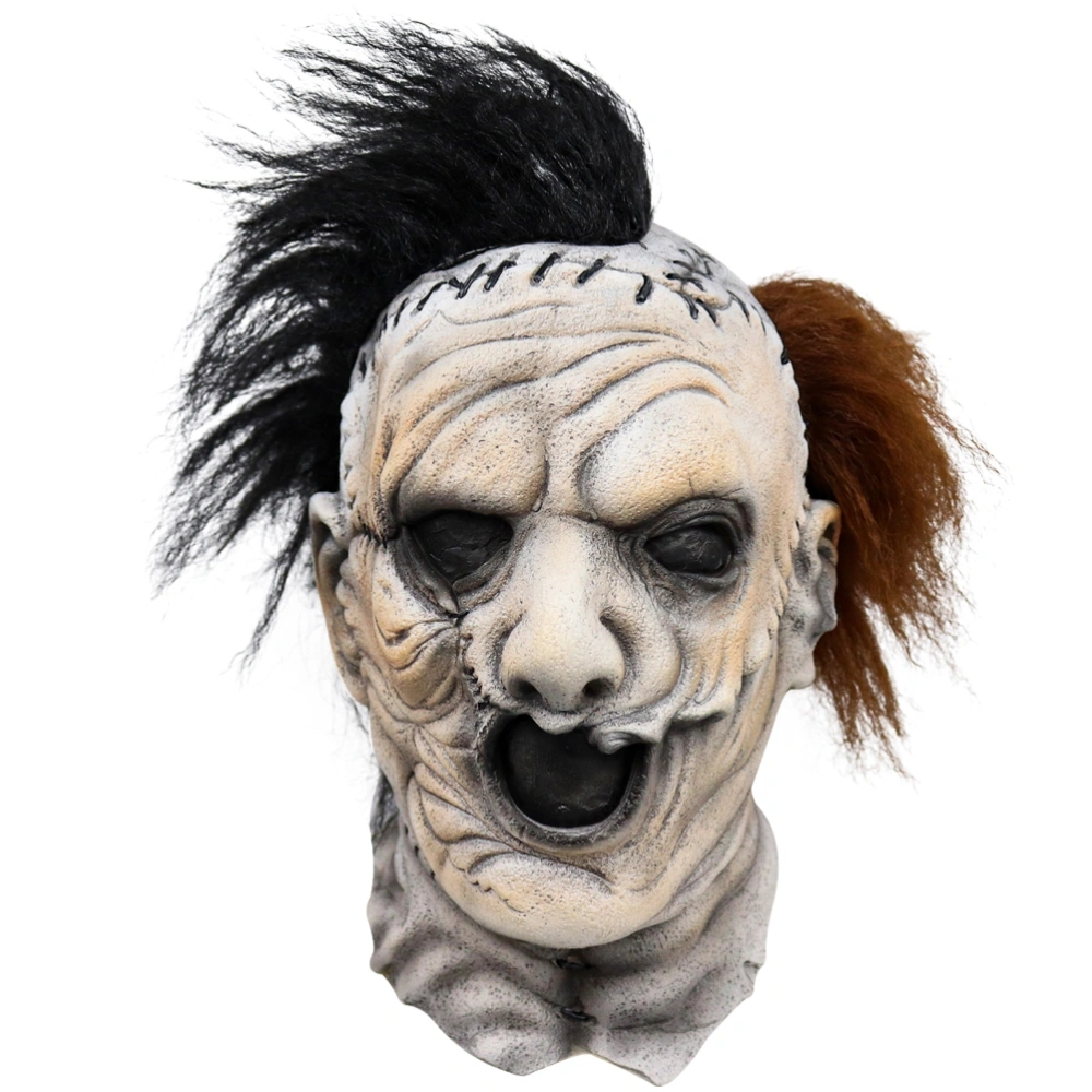 Horror Movie Figure Cosplay Face Cover Latex Face Covering Headwear Halloween Dress Up Costume Prop Party Decor