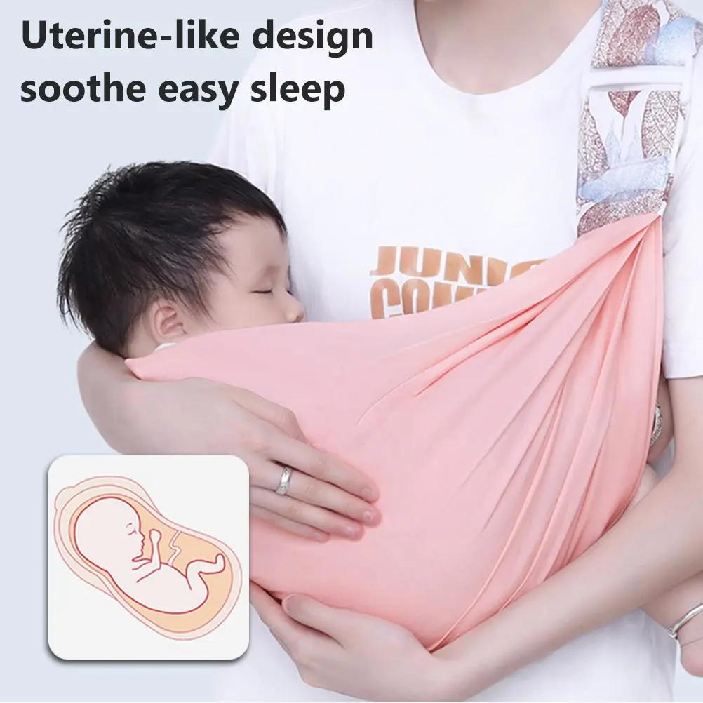Baby Carrier Adjustable 3D Baby Carrier Wrap with Thick Shoulder Straps for Newborn