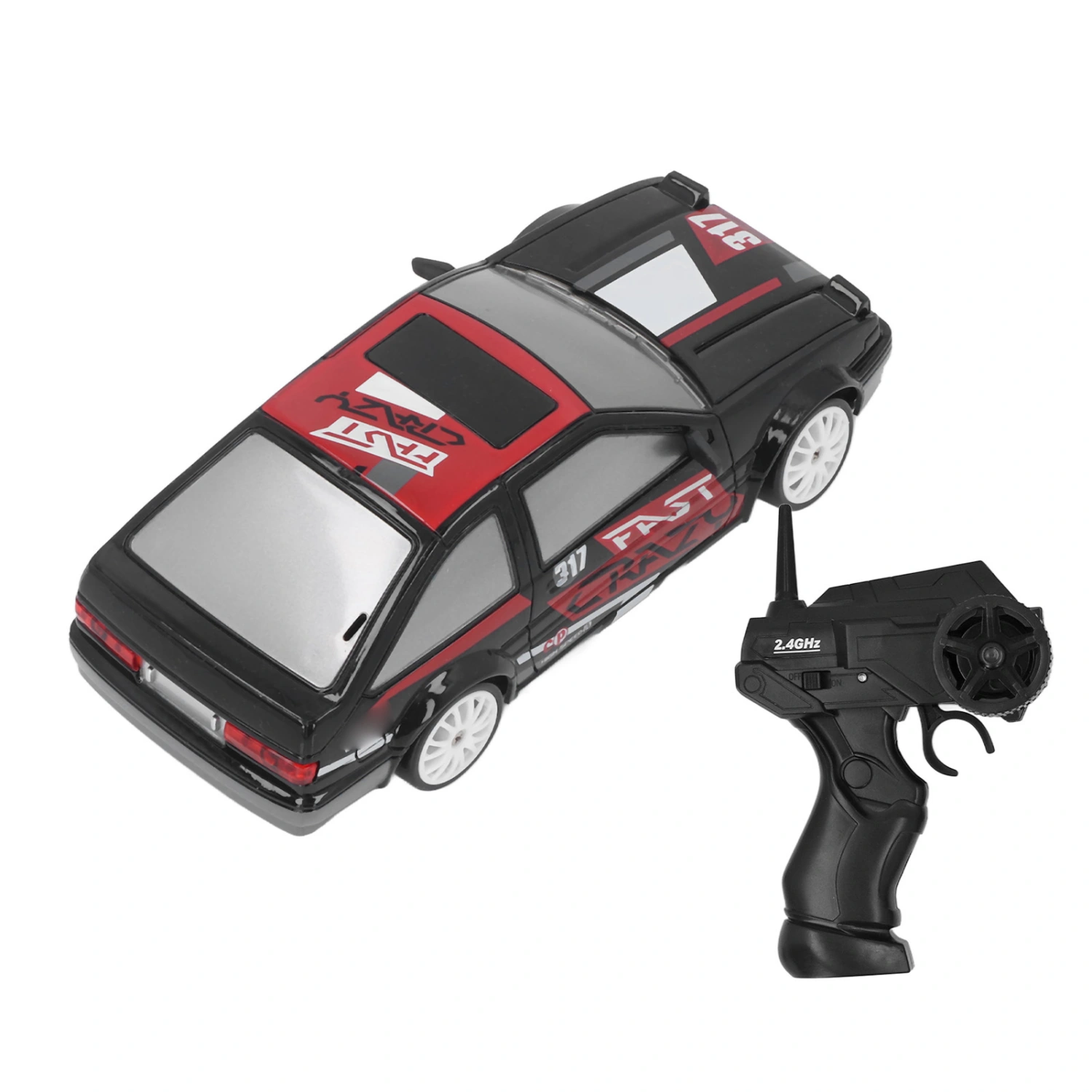 1/24 RC Car Rechargeable Powerful 2.4G Remote Control 4WD Vehicle Toy RC Drift Car