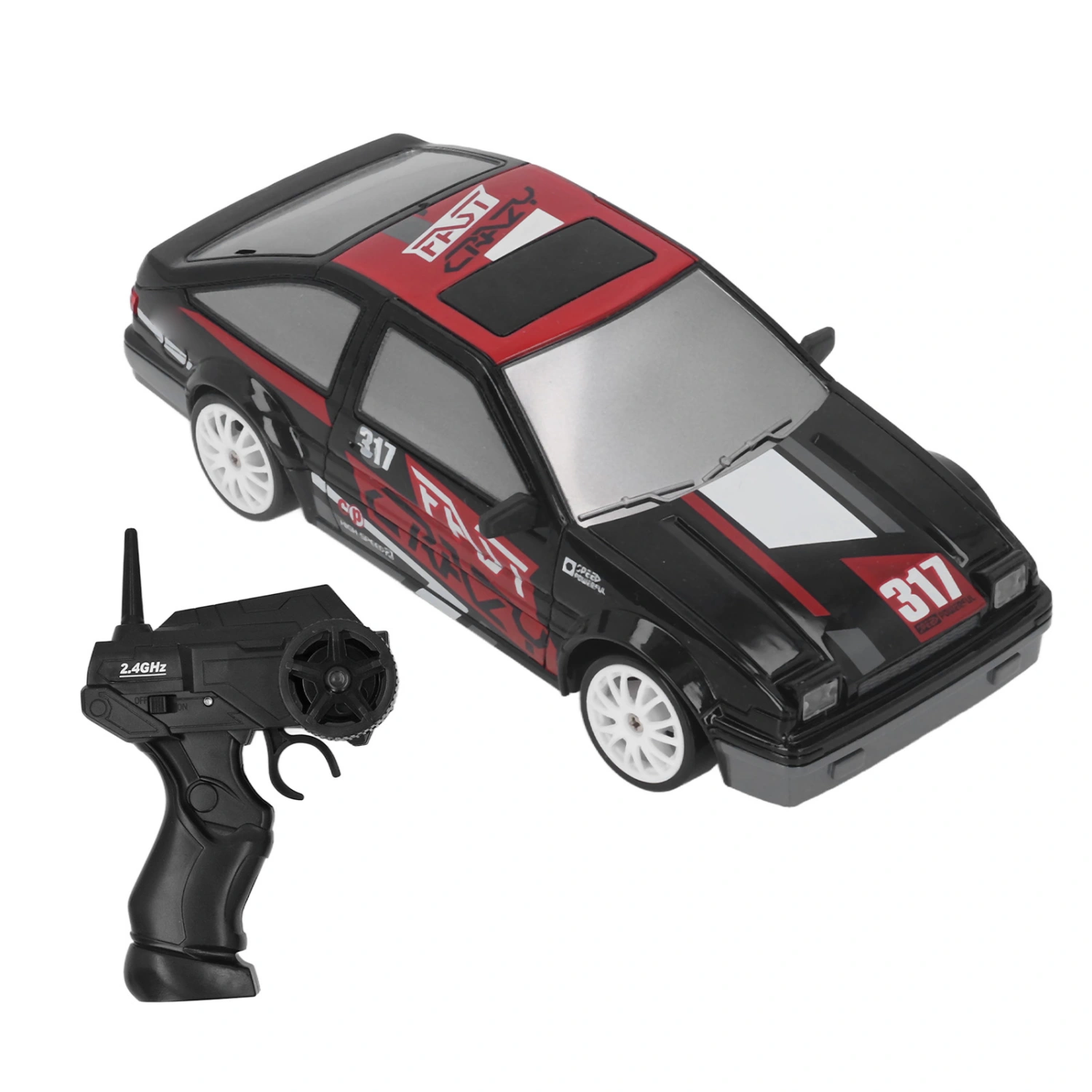 1/24 RC Car Rechargeable Powerful 2.4G Remote Control 4WD Vehicle Toy RC Drift Car
