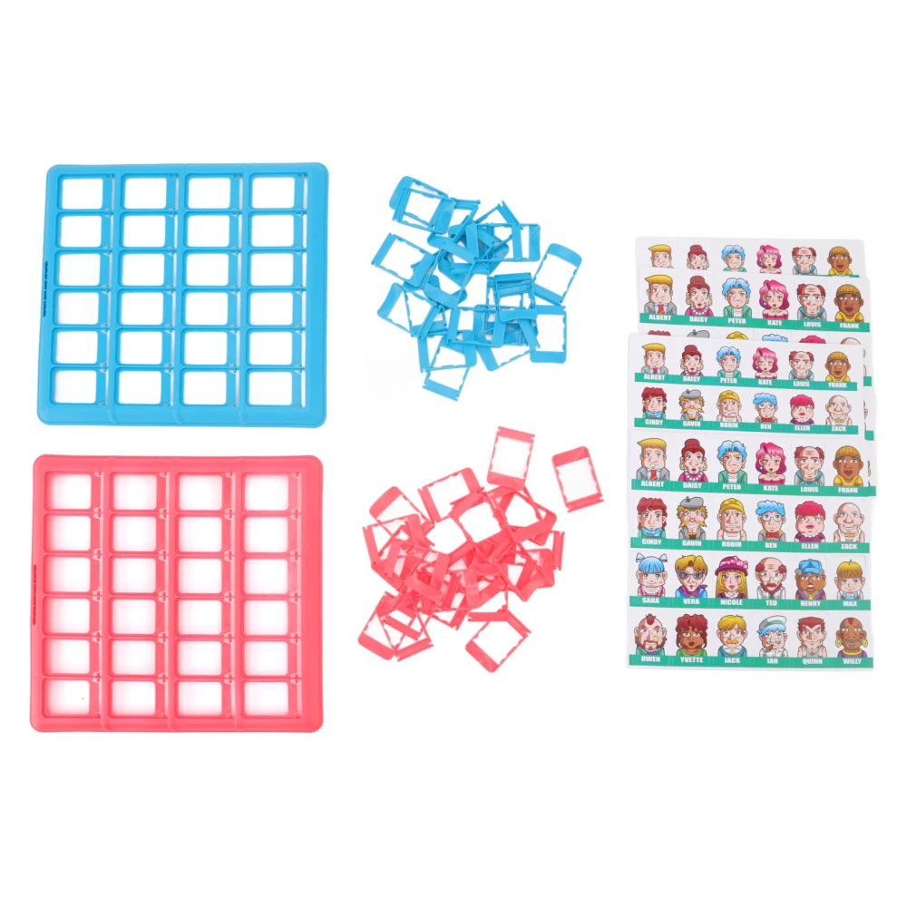 Children Puzzle Toys Desktop Educational Card Gaming Board Logic Reasoning Intellectual Game Family Board Game Red and Blue