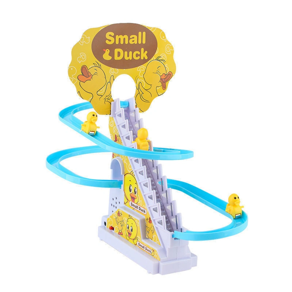 Climbing Stairs Toy Small Duck Cute Brain Exercise Educational Slider Rail Family Interaction Toy 6 Ducks