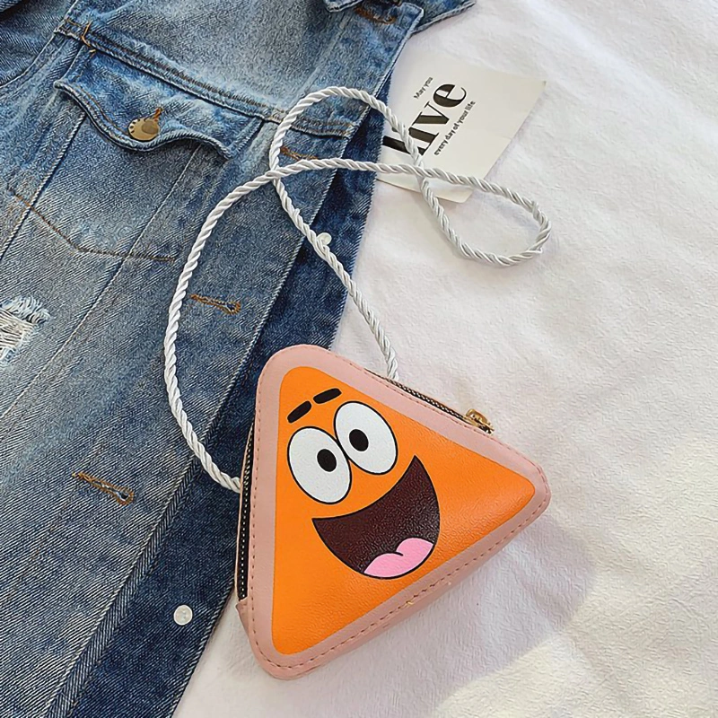 Crossbody Purse Children Cute Cartoon Shoulder Bag Zipper Small Fine Workmanship Children Purse Type 2