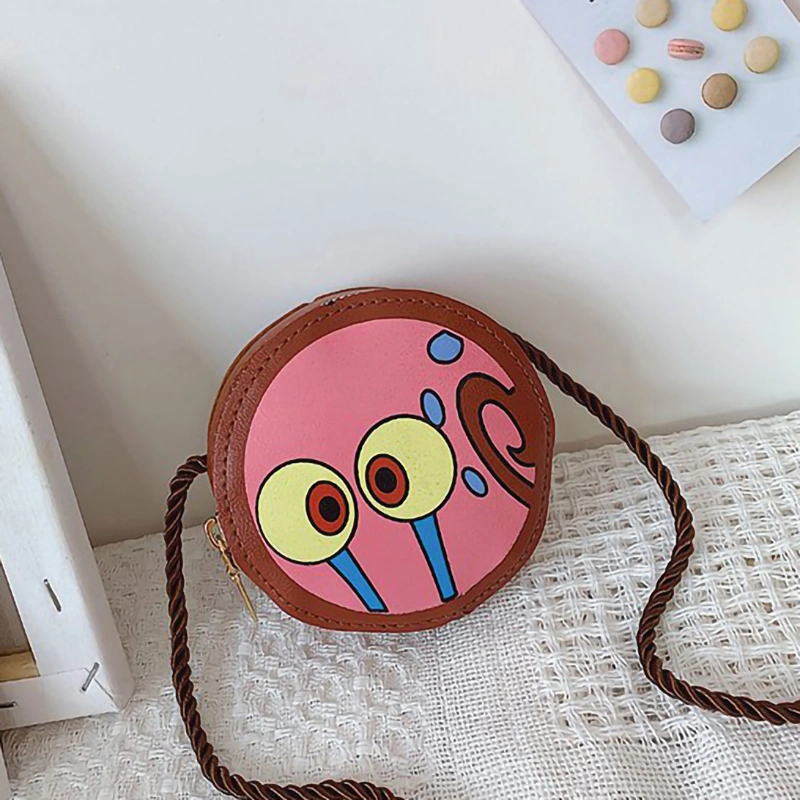 Crossbody Purse Children Cute Cartoon Shoulder Bag Zipper Small Fine Workmanship Children Purse Type 3