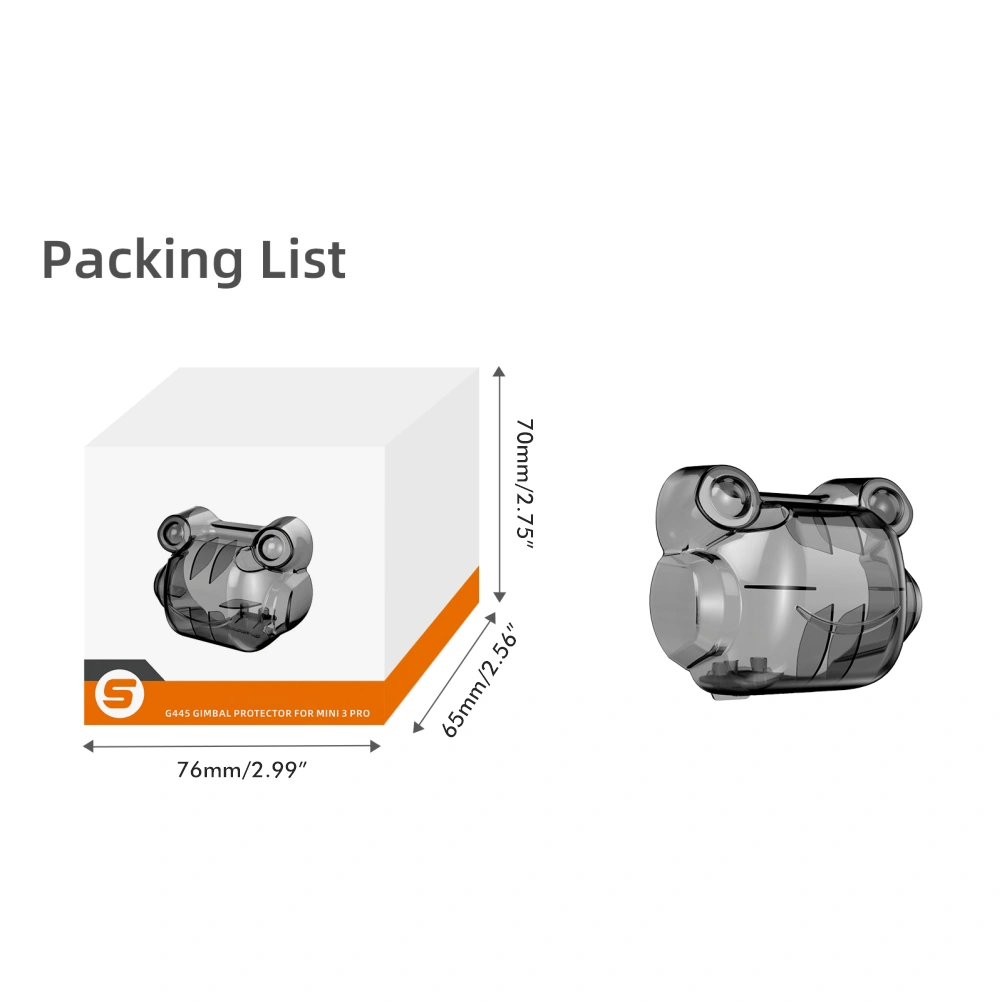 Cartoon Frog Gimbal Camera Lens Cover Gimbal Guard Protector Camera Clip Mount Cap Compatible for DJI Mini 3 Pro