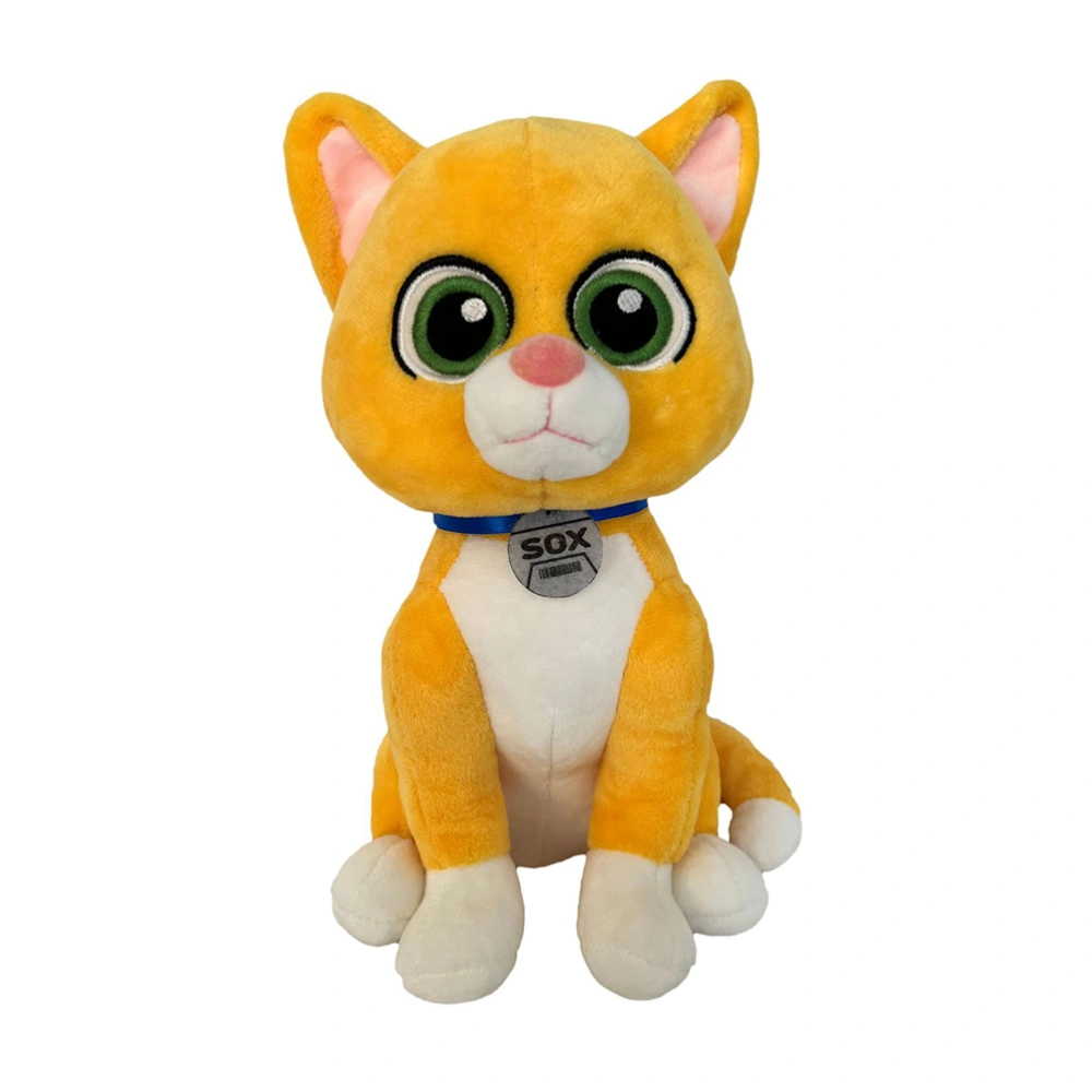 Cartoon Cat Plush Toy 25cm Movie Inspired Cat Figure Plush Doll Soft Stuffed Animal Plush Toy Gift for Movie Fans Girls Boys