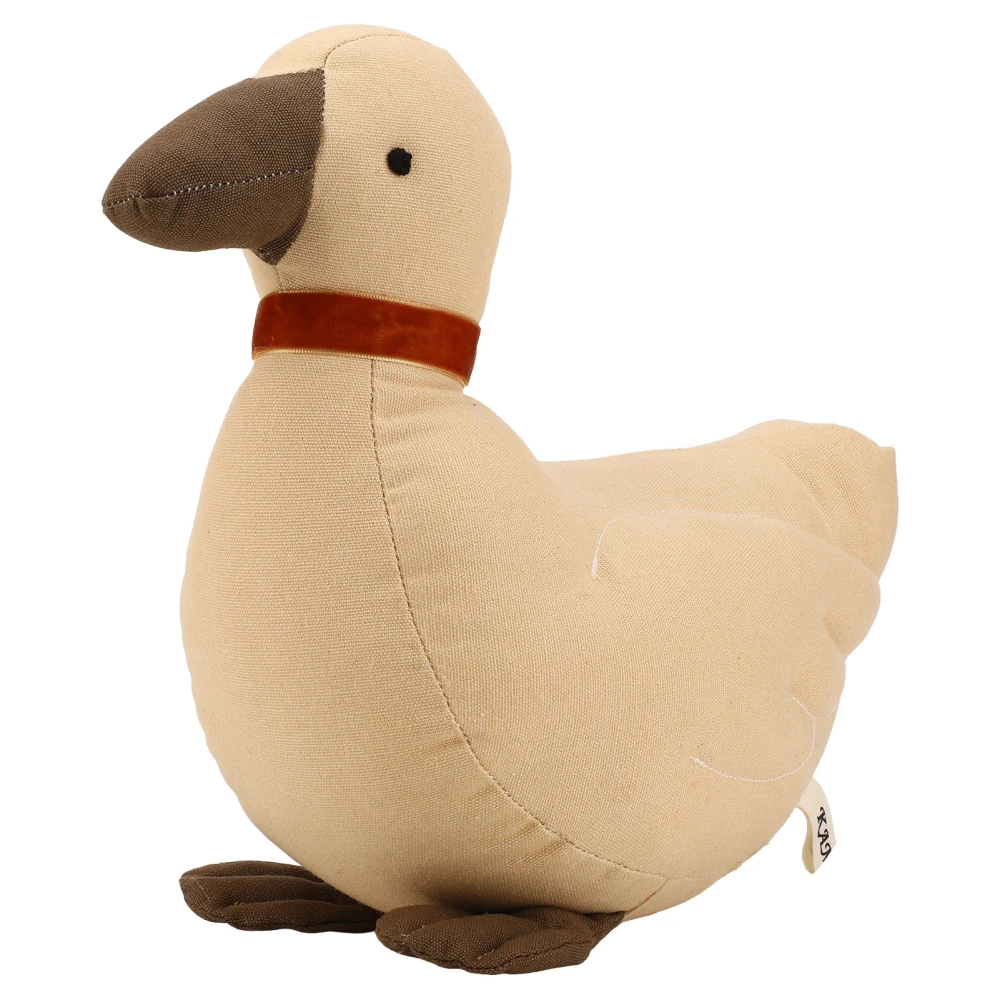 Duck Cotton Pillow Stuffed Animal Cute Room Decorated Doll Hug Soft Duck Toy for Kids Brown