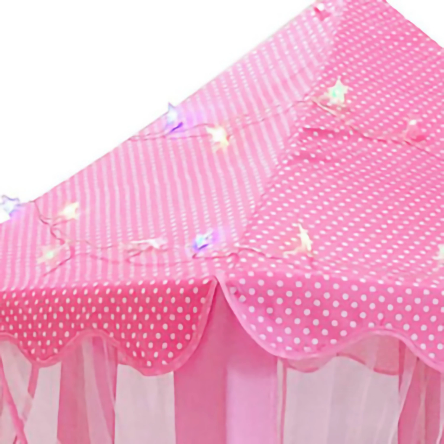 Indoor Kids Tent Beautiful Elegant Anti Mosquito Sleeping Playing Princess Castle Playhouse Tent Pink 2 People