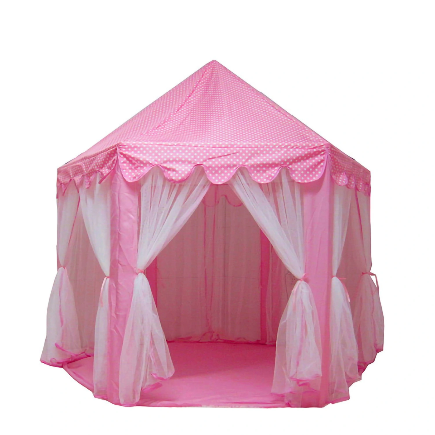 Indoor Kids Tent Beautiful Elegant Anti Mosquito Sleeping Playing Princess Castle Playhouse Tent Pink 2 People