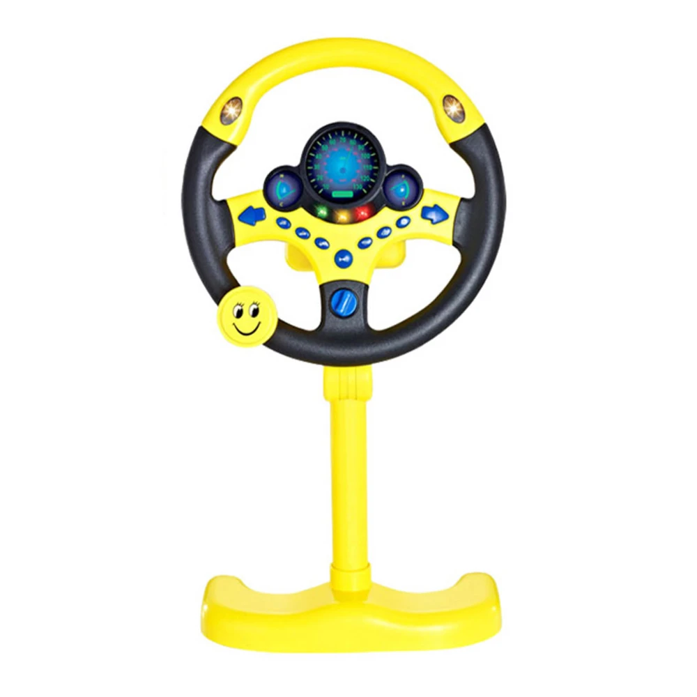 Children Steering Wheel Toy Simulation Driving Car Education Toy 360 Degree Rotating Detachable for Ages 3 Up Toddlers Type 3