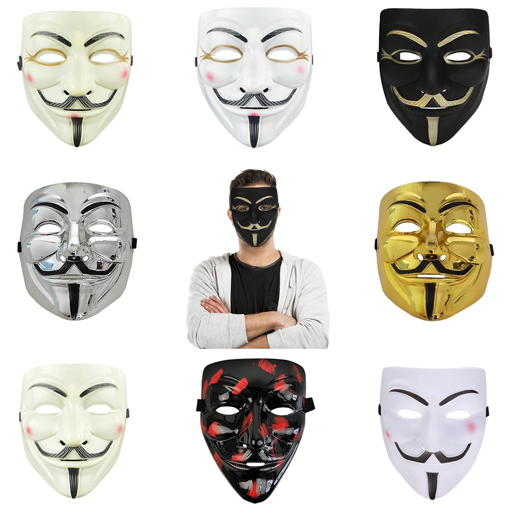 Vendetta Mask Horror Mask for Halloween Fancy Adult Costume Accessories