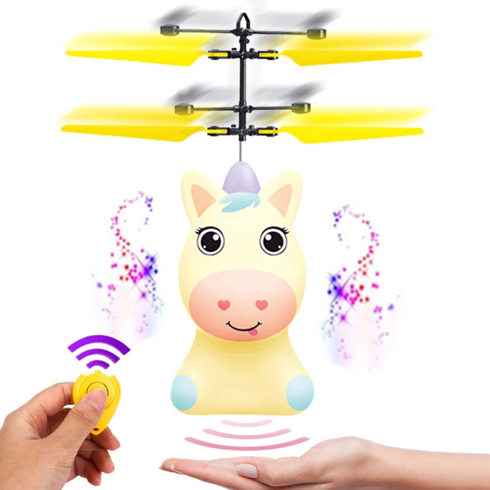 Cartoon Flying Horse RC Toys USB Rechargeable Drone Helicopter Hand Controlled Inductive Flying Toy