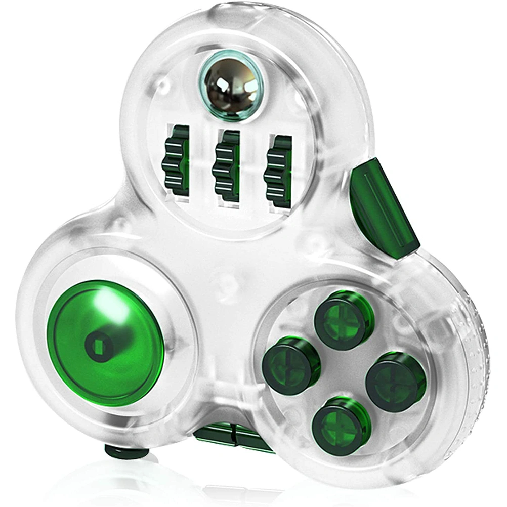 Novel Fidget Controller Pad Cube 10 Fidget Function Spinning Toy Stress Relief Toy