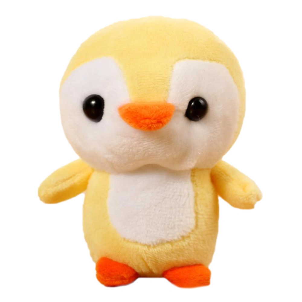 Mini PVC Flocking Decorative Dolls Penguin Kawaii Doll Toy for Girls Christmas Gift