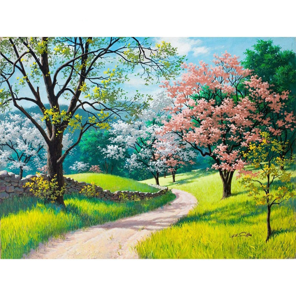 40*50CM DIY Oil Painting Paint By Number Kit Home Wall Art Picture Decoration DIY Oil Painting No Frame For Kids Adults