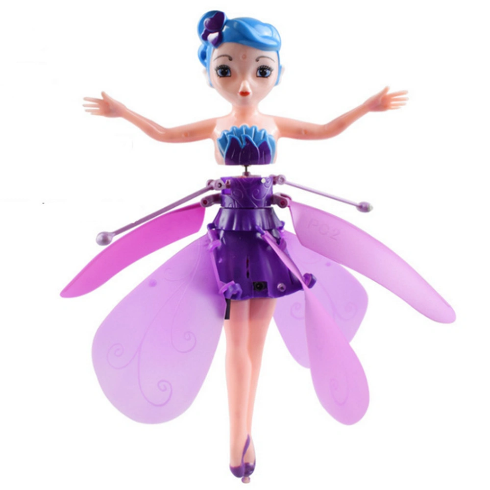 Flying Fairy Doll Induction Control RC Aircraft Kids Toys Ballet Girl Flying Princess Toy