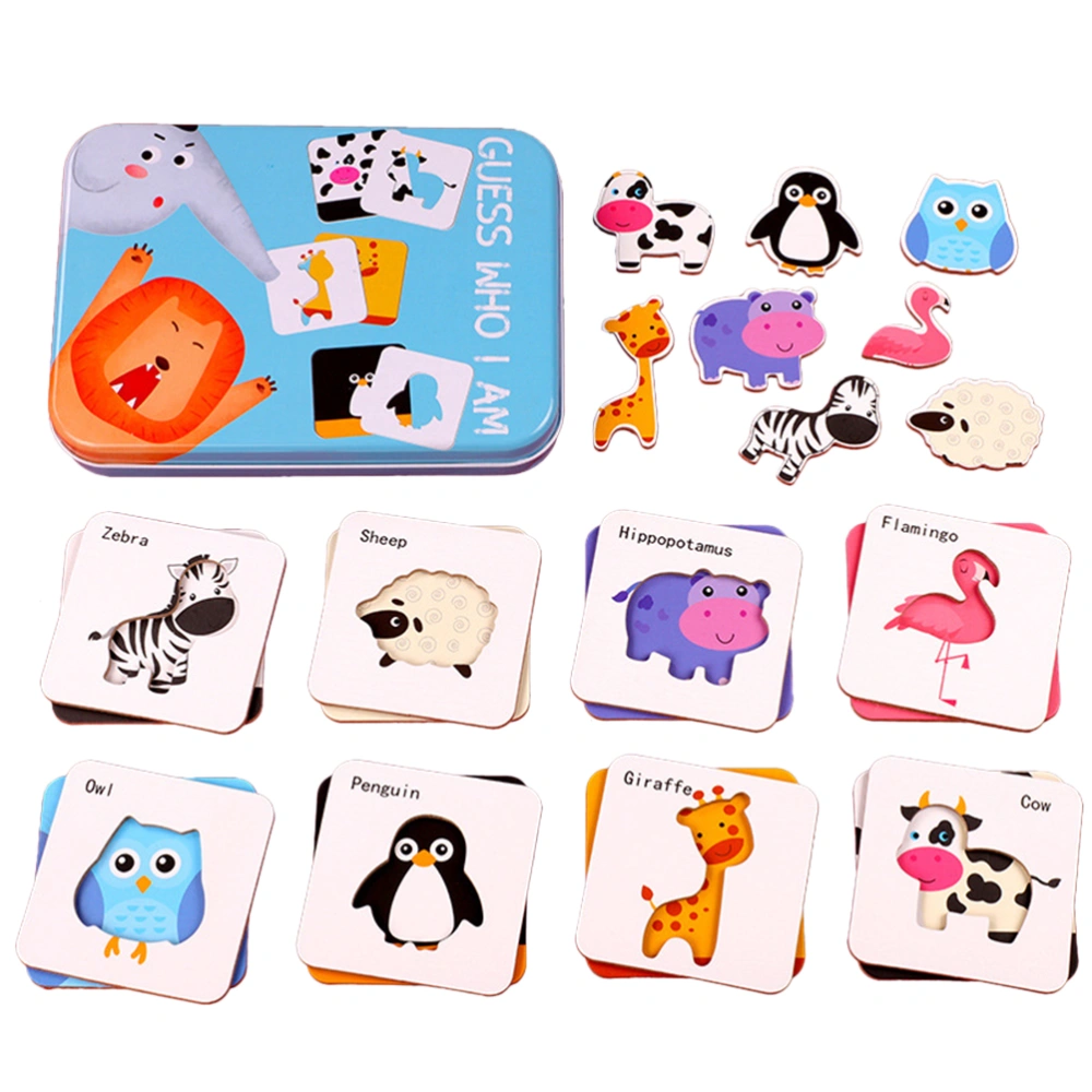 Wooden Color Shape Matching Jigsaw Puzzle Kids Preschool Education Toys