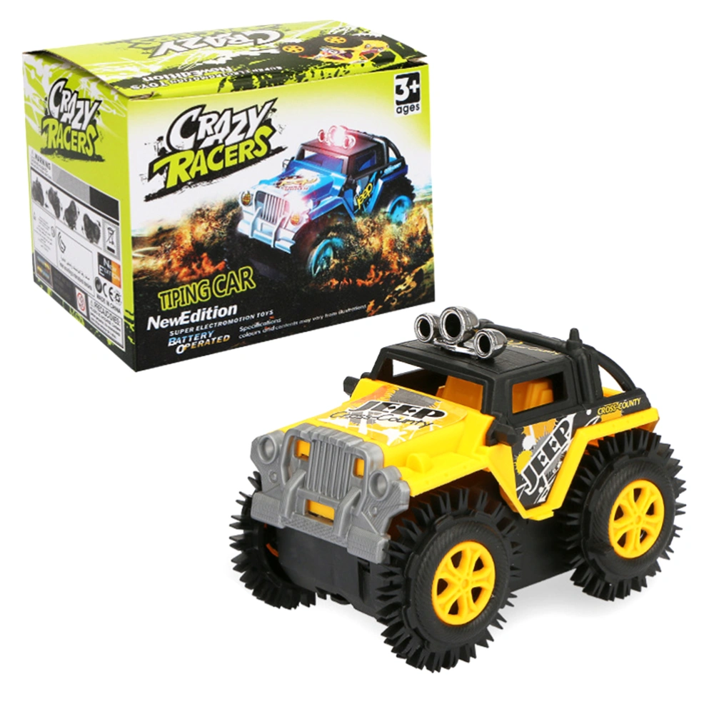 1 Pcs Children's Electric Stunt Flip Toy Car Dump Truck Off Road Rock Climber Climbing Vehicle