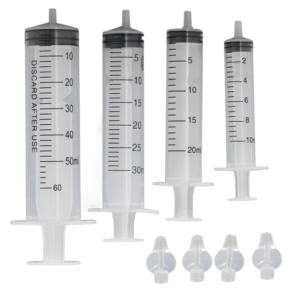 4pcs 10ml 20ml 30ml 60ml Infant Syringe Nasal Cleaner Baby Syringe Nose Aspirator