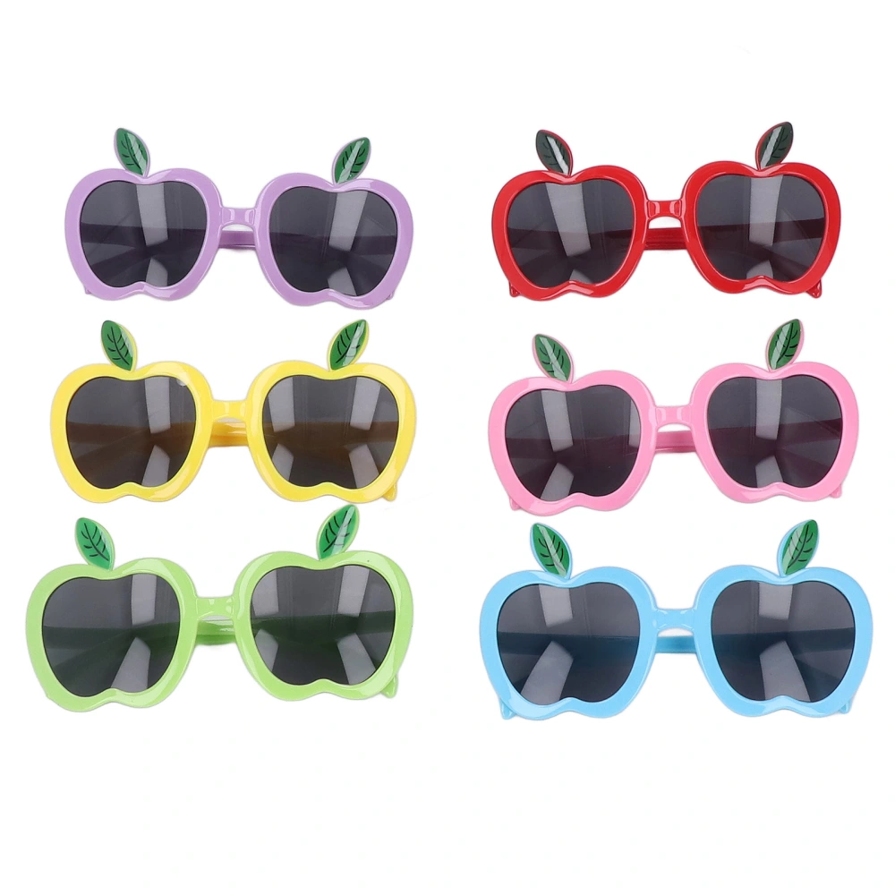 6Pcs Children Sunglasses Great Performance Vibrant Colors Funny Anti UV Kid Sunglasses for Dance