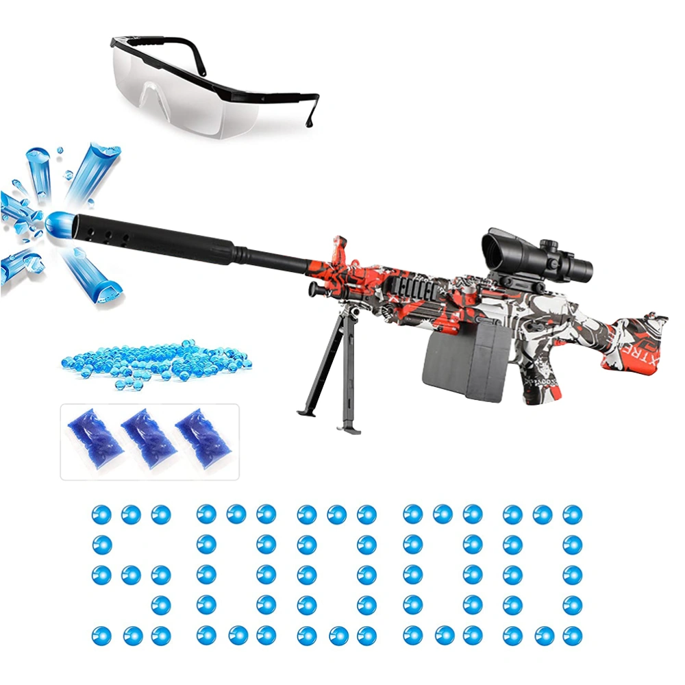 Electric Gel Ball Shooting Toy with 50000 Water Balls Outdoor Shooting Game for Kids Boys Girls