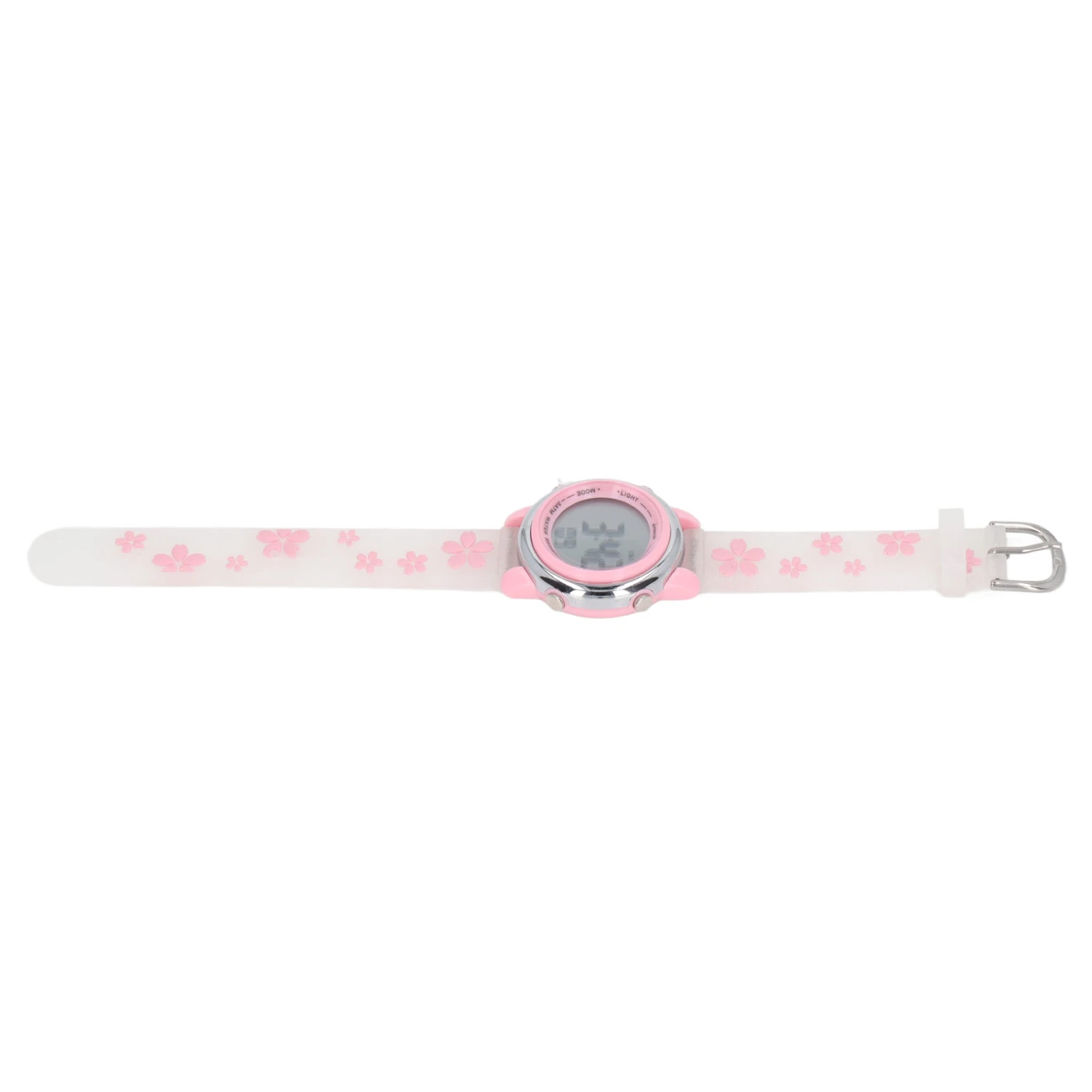 Girls Digital Sport Watches Clear Scale 3D Cartoon Waterproof Watch with LED Backlight Alarm Clock for 3 to 10 Years Old White
