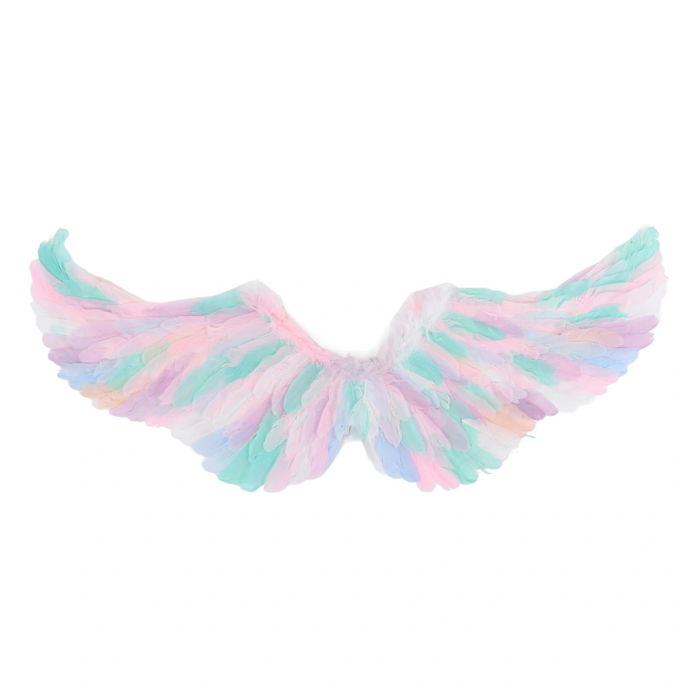 Fairy Wings Costume Feather Colourful Angel Princess Wings for Halloween Cosplay Party Favors Stage L