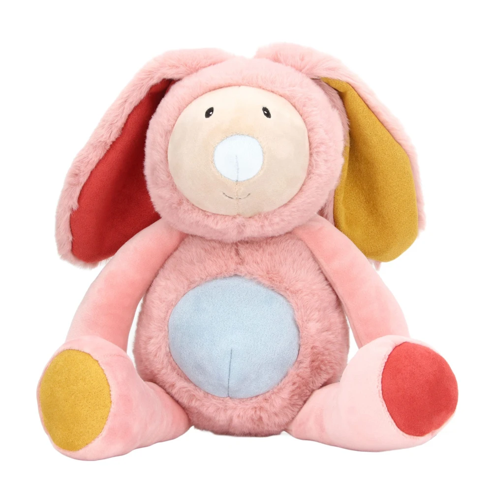 Plush Animal Toy Soft Washable Cute Kids Gift Stuffed Toy for Boys Girls Birthday Christmas Rabbit 38x19x11cm