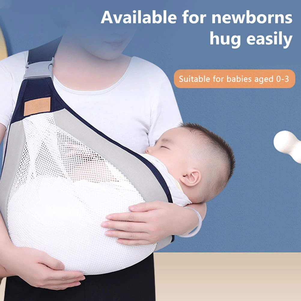 Baby Carrier Adjustable 3D Baby Carrier Wrap with Thick Shoulder Straps for Newborn