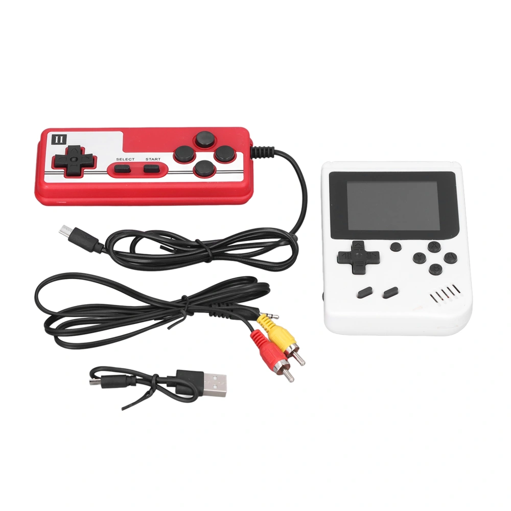 3in Screen Handheld Game Console Classic Portable Game Machine for Children Adults White