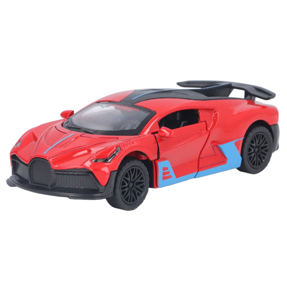 1:32 Supercar Kids Toys High Simulation Pull Back 1:32 Diecasting Alloy Car Model for Kids Boys Red