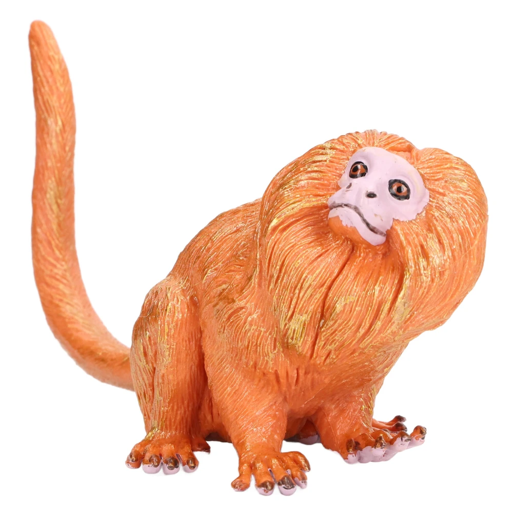 Monkey Figurine Toy Lifelike Toxic Free Plastic Ornament Kids Gift Animal Model Decoration for Home Office Collection