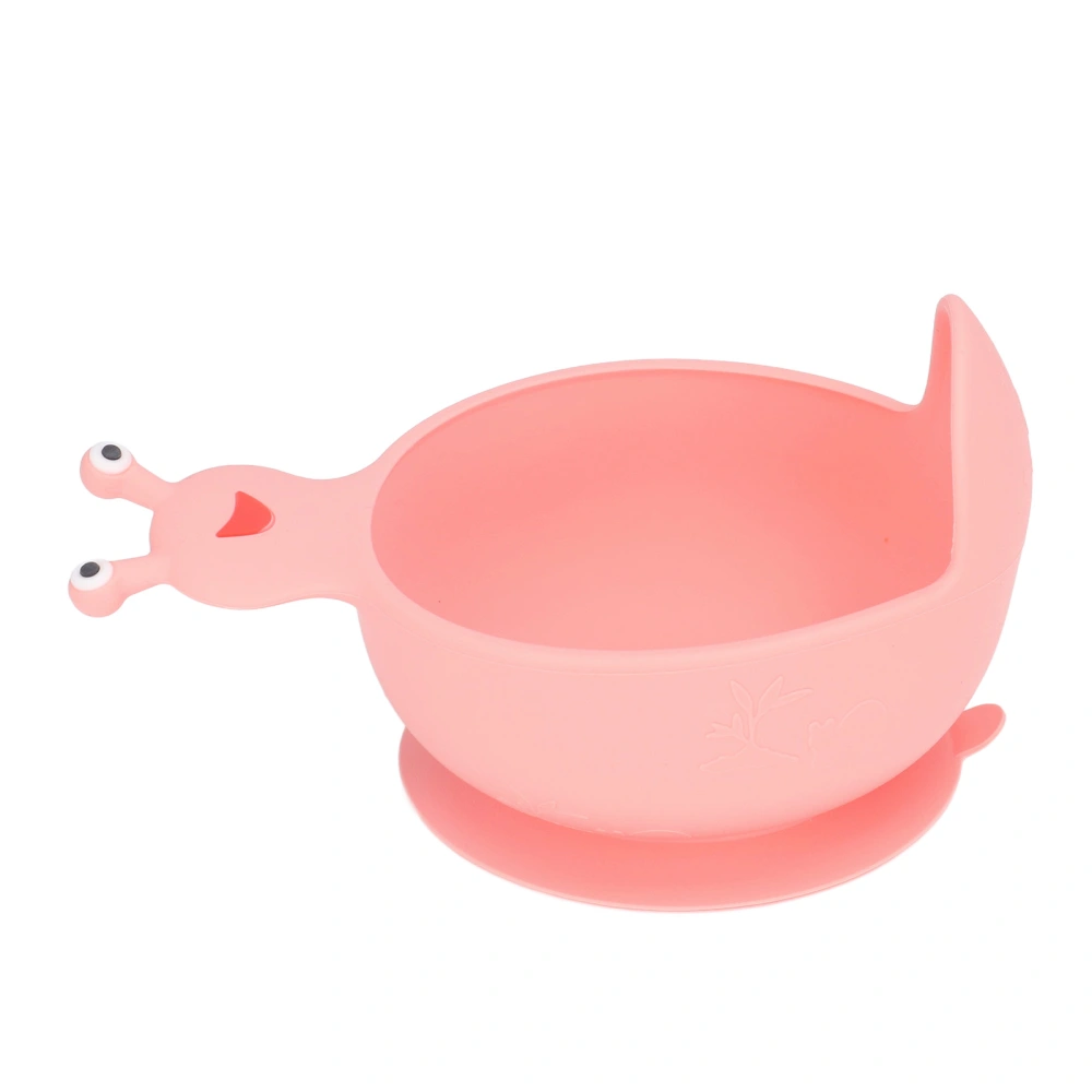 Suction Silicone Toddlers Baby Bowls Unbreakable Microwave Oven Dishwasher Safe for Infant Children 6 Months Up Dark Pink