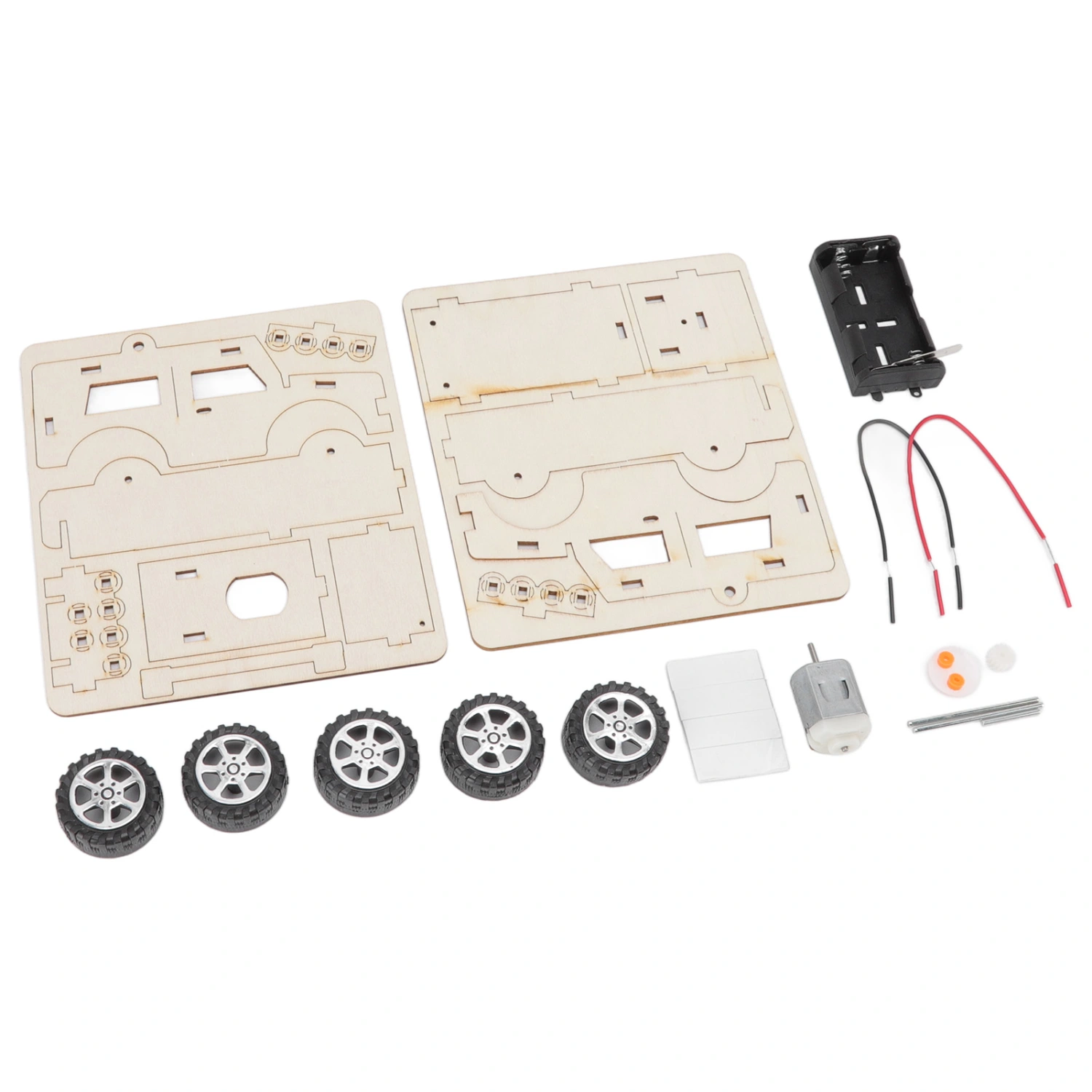 Electrric Model Building Cars DIY Construction Cars Toys Wooden Mechanical Model Cars Kits DIY STEM Toys