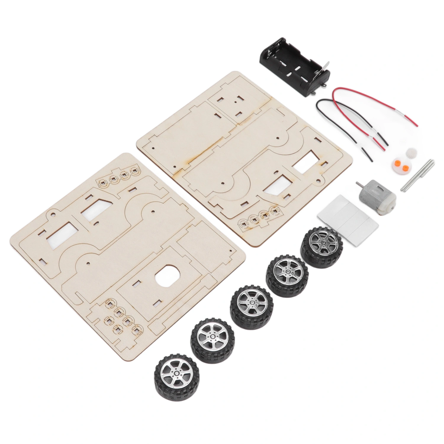 Electrric Model Building Cars DIY Construction Cars Toys Wooden Mechanical Model Cars Kits DIY STEM Toys