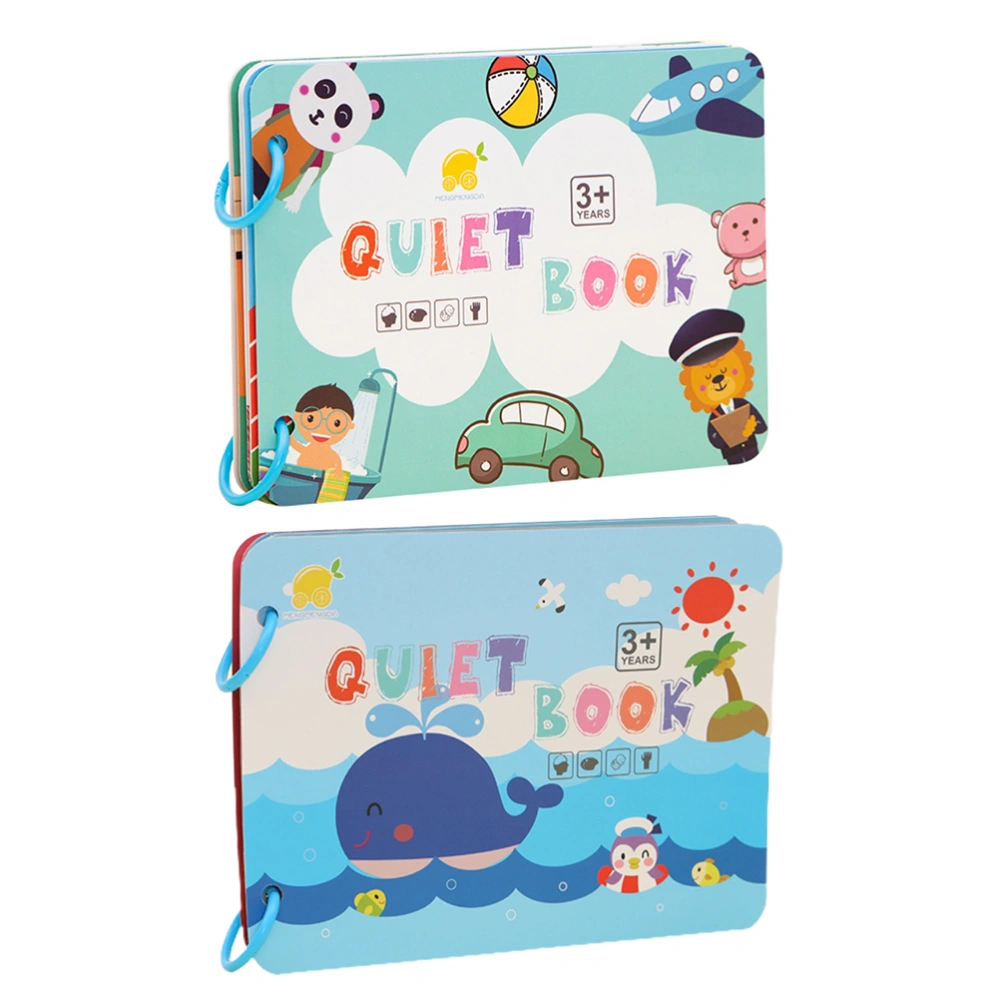 Quiet Book Set for Baby Busy Book Educational Preschool Learning Toys Travel Toy Gifts for Boys Girls