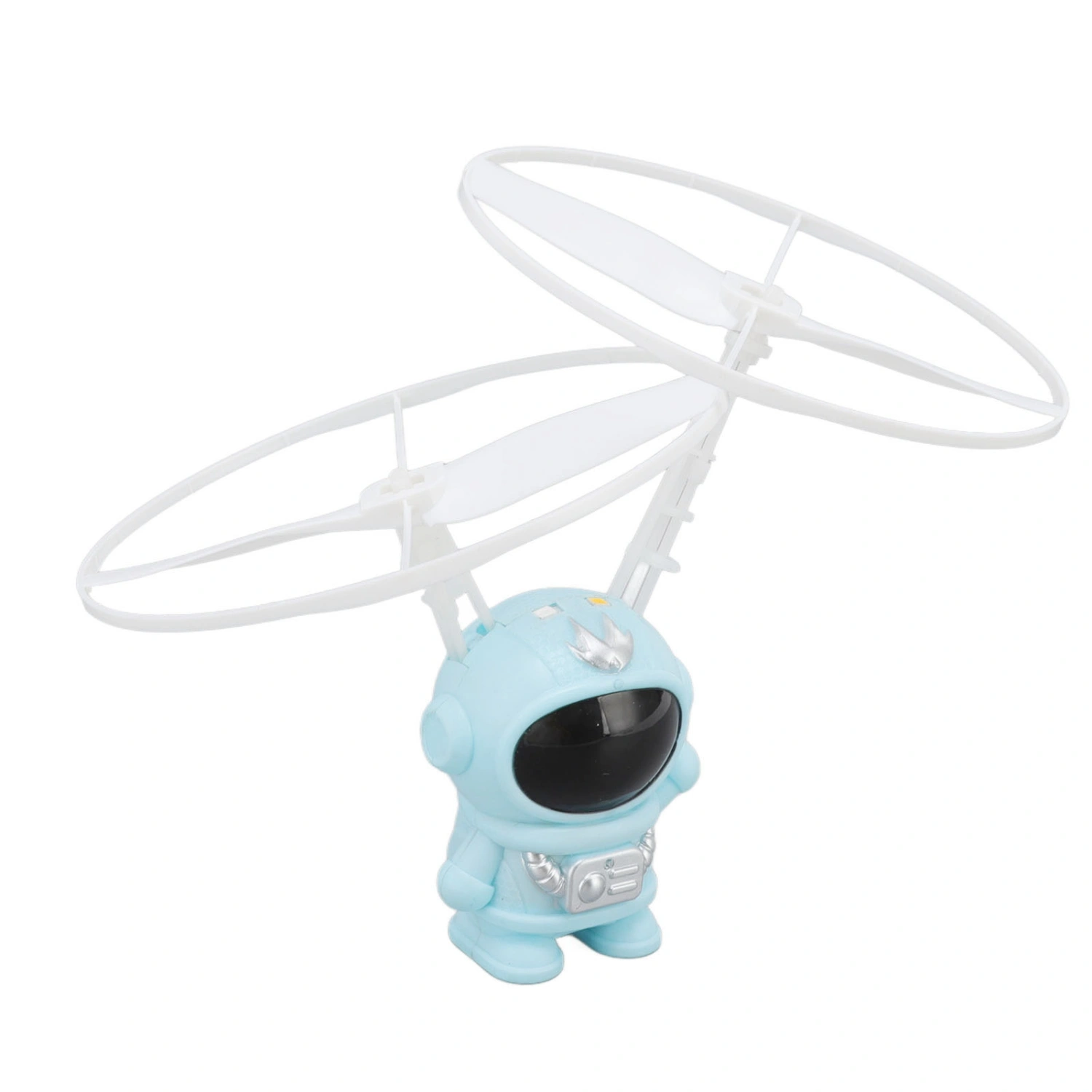 Astronaut Induction Flying Toy Safe Stable Plastic Intelligent Levitation Induction Helicopter Toy Blue