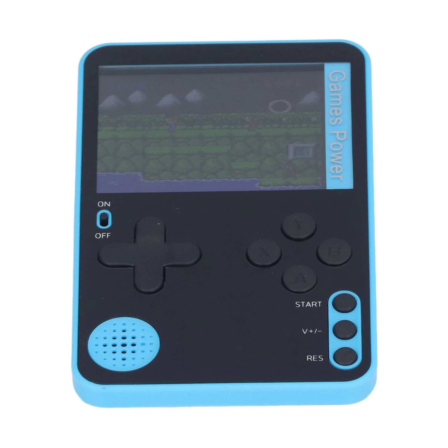 Blue Handheld Game Console Retro Portable Game Player Video Games Player 2.4 Inch Color Screen
