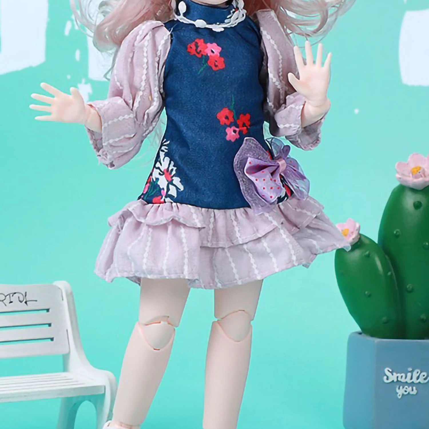 11.8in Fashion Doll Lovely Poseable Toy Children Birthday Gift for Girls Age 3 And Up Style D Ordinary Type