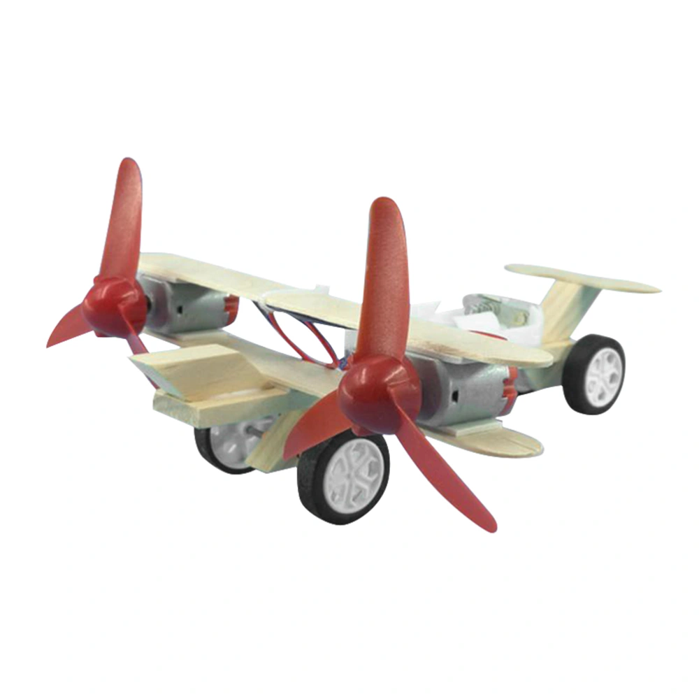 DIY Kids Assembling Electric Toy Handwork Taxiing Airplane Model Wear Resisting Funny Blocks Toy