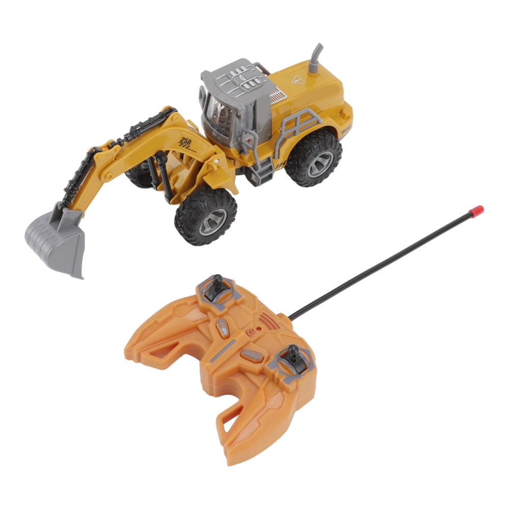 Remote Control Excavator 1:30 Flexible Remote Control Lifelike Forward Reverse Left Right RC Digger for Kids Over 3 JH75 1