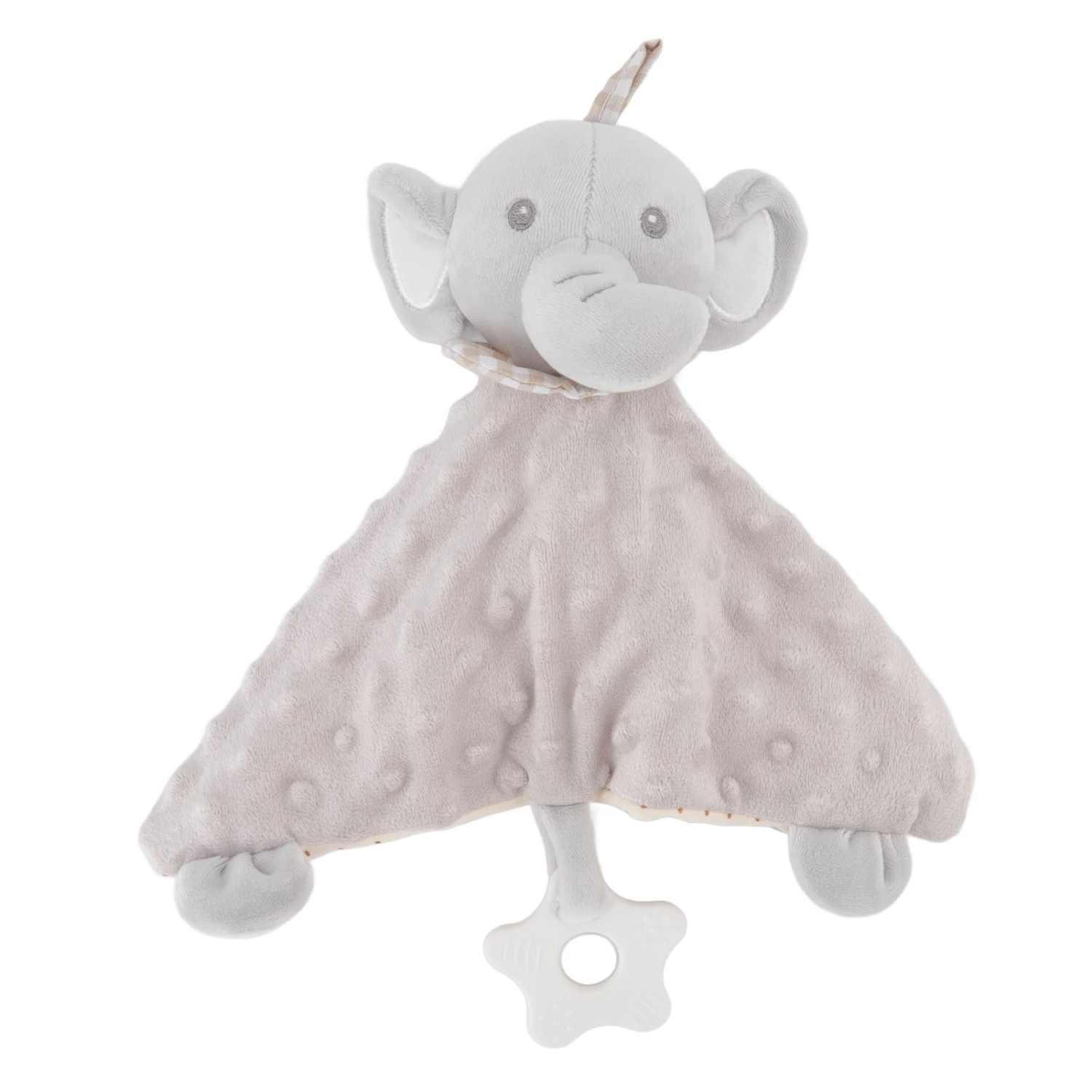 Baby Security Blanket Soft Comfortable Elephant Design Small Lightweight Baby Cute Snuggle Blanket for Home