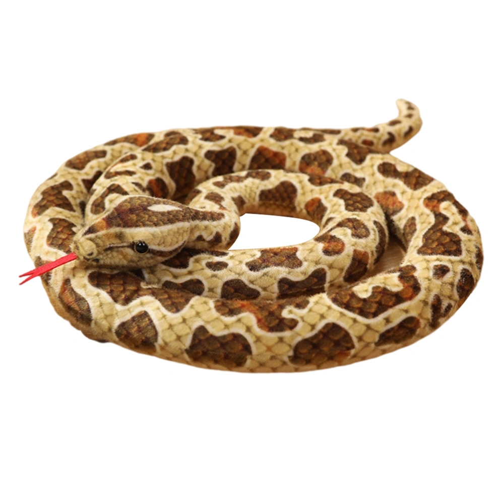 Realistic Snake Plush Toy Stuffed Animal Garden Props Indoor Outdoor Prank Toys