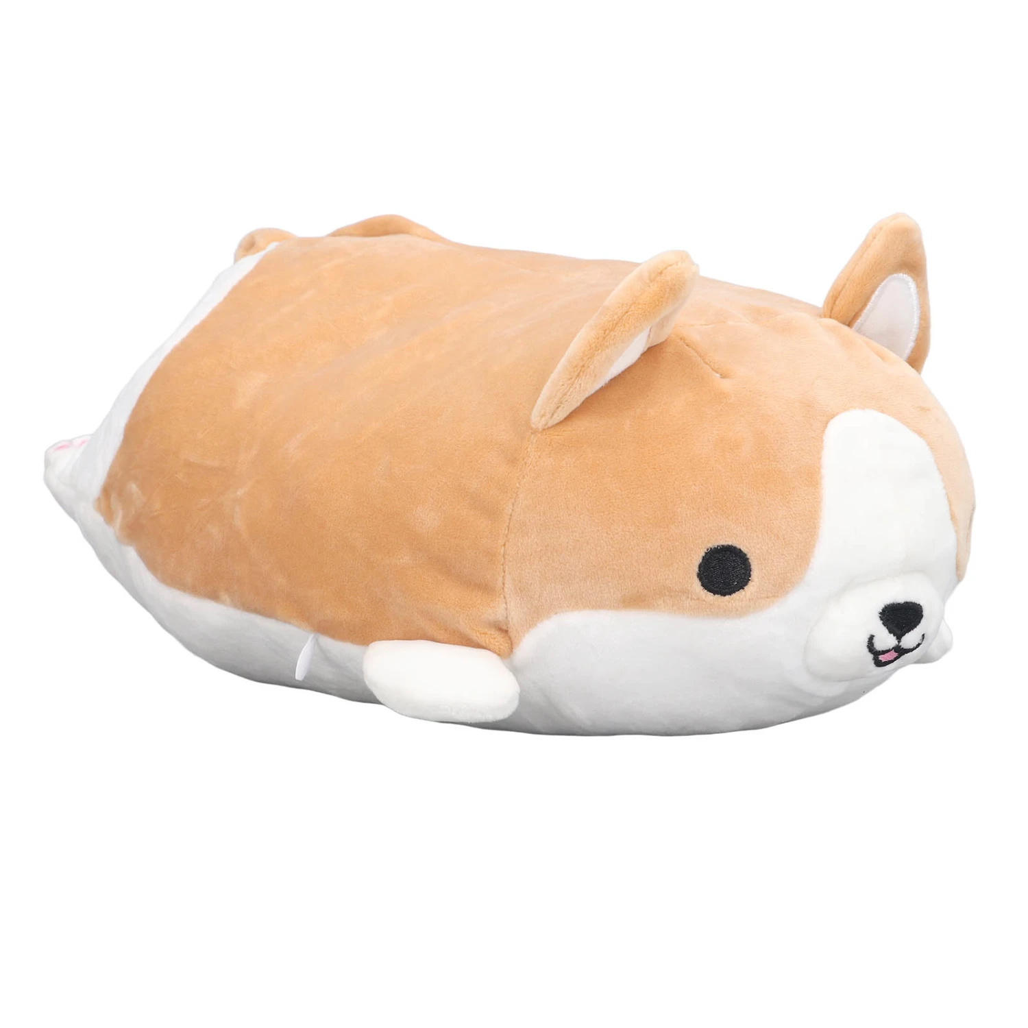 Cartoon Dog Throw Pillow Lovely Expression PP Cotton Soft Touching Stuffed Animal Doll Toy