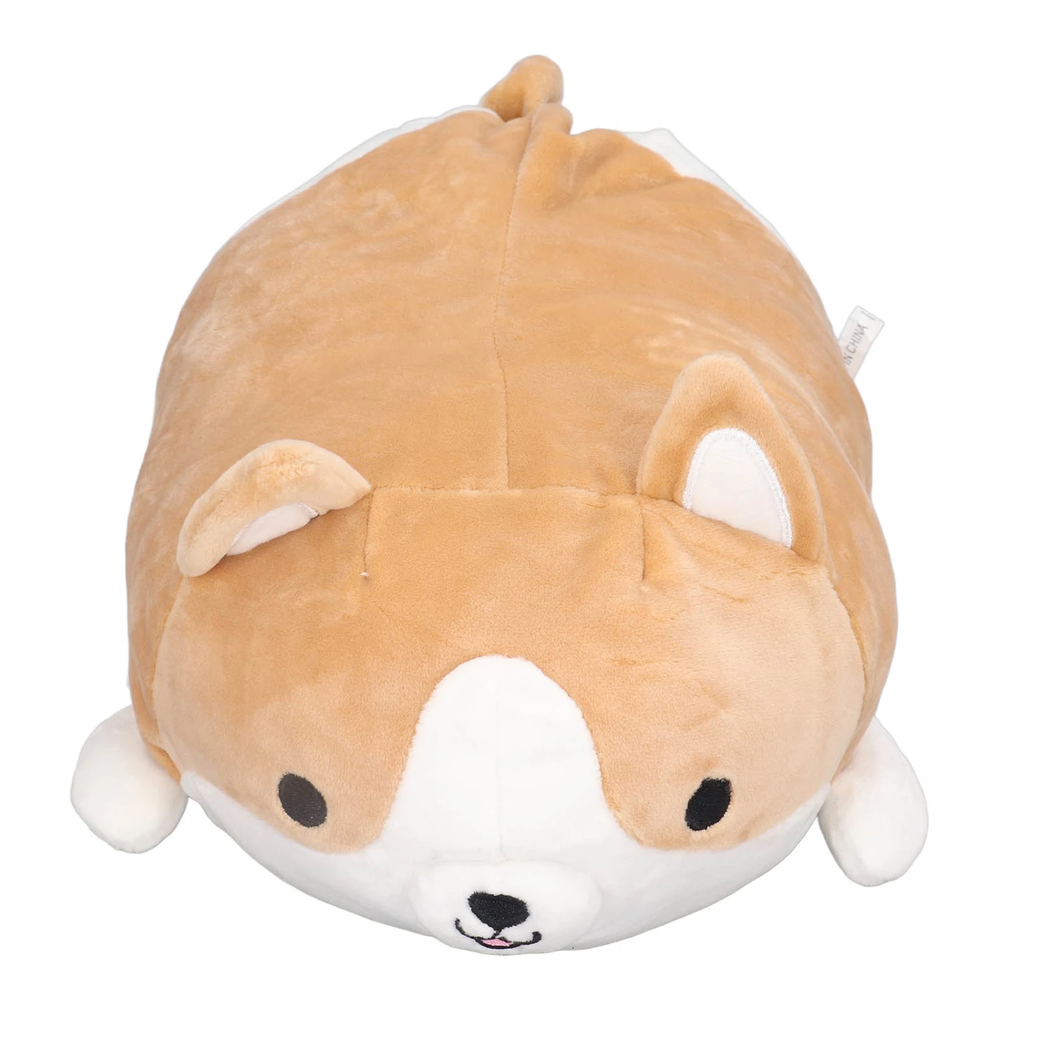 Cartoon Dog Throw Pillow Lovely Expression PP Cotton Soft Touching Stuffed Animal Doll Toy