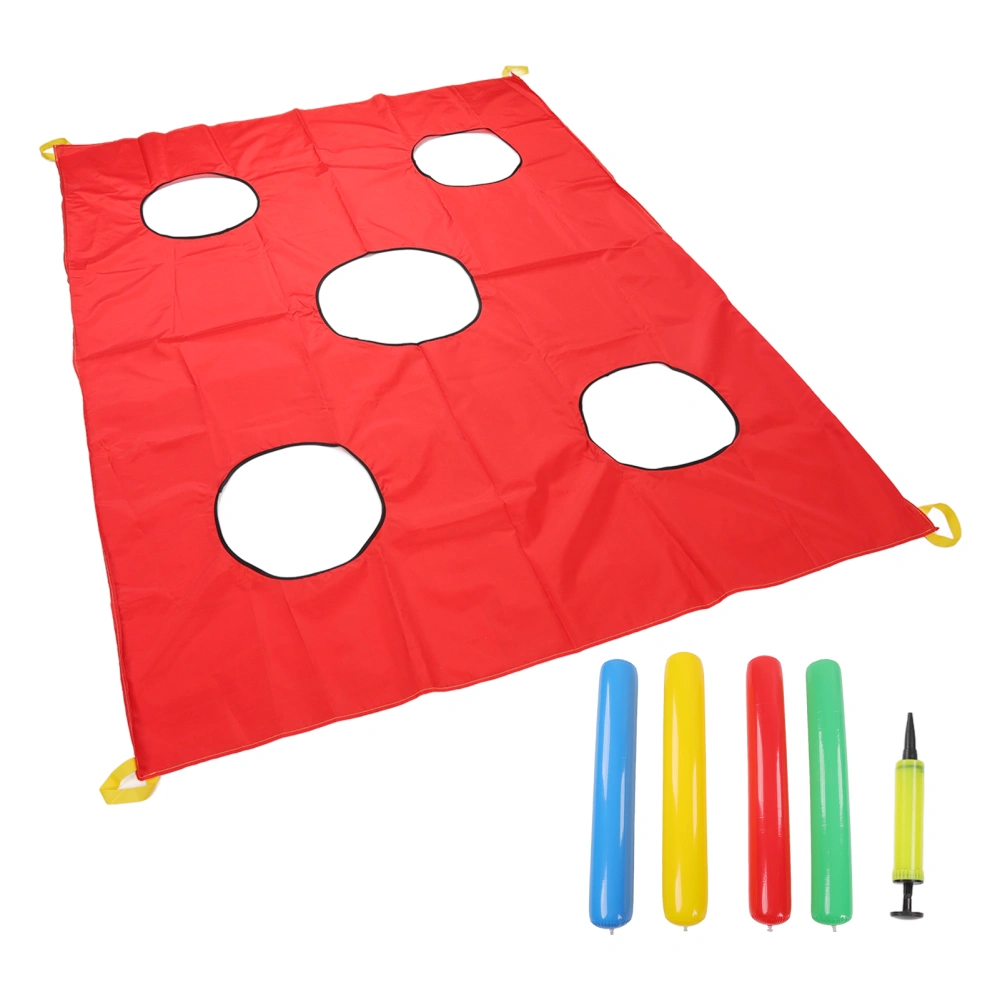 Whack A Mole Umbrella 5 Holes Promotes Cooperation Parachute Mole Game for 3 Above Years Old