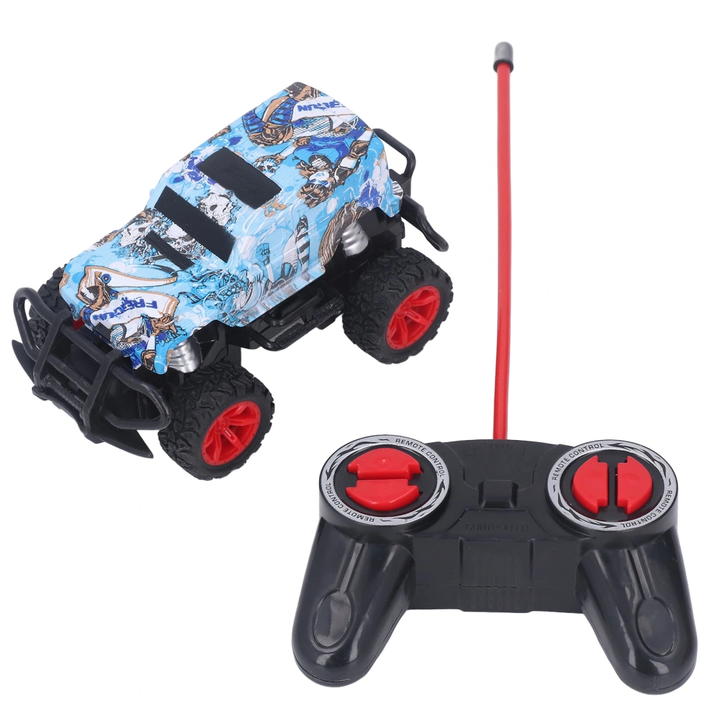 4CH Remote Control Off Road Vehicle Mini Toy Graffiti Remote Control Car for Children