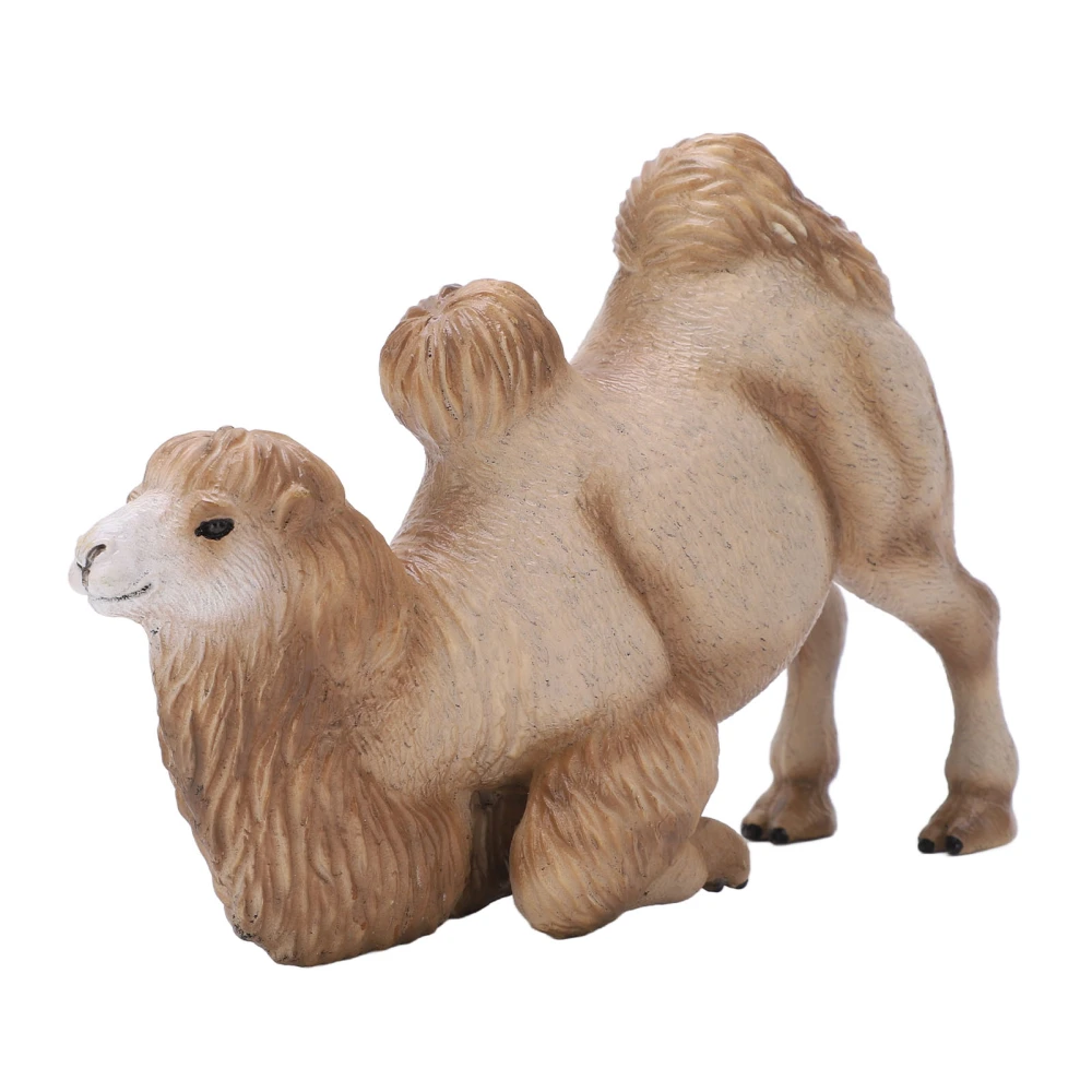 Camle Toy Kneeling Design Durable Nontoxic Lifelike Appearance Stimulate Curiosity Camle Figurine for Car Office Decor