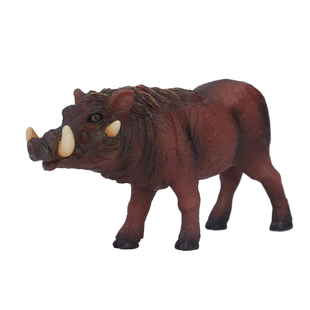 Wild Pig Figurine Lifelike Appearance Kids Education Stimulate Imagination Wild Boar Toy for Kids Toy