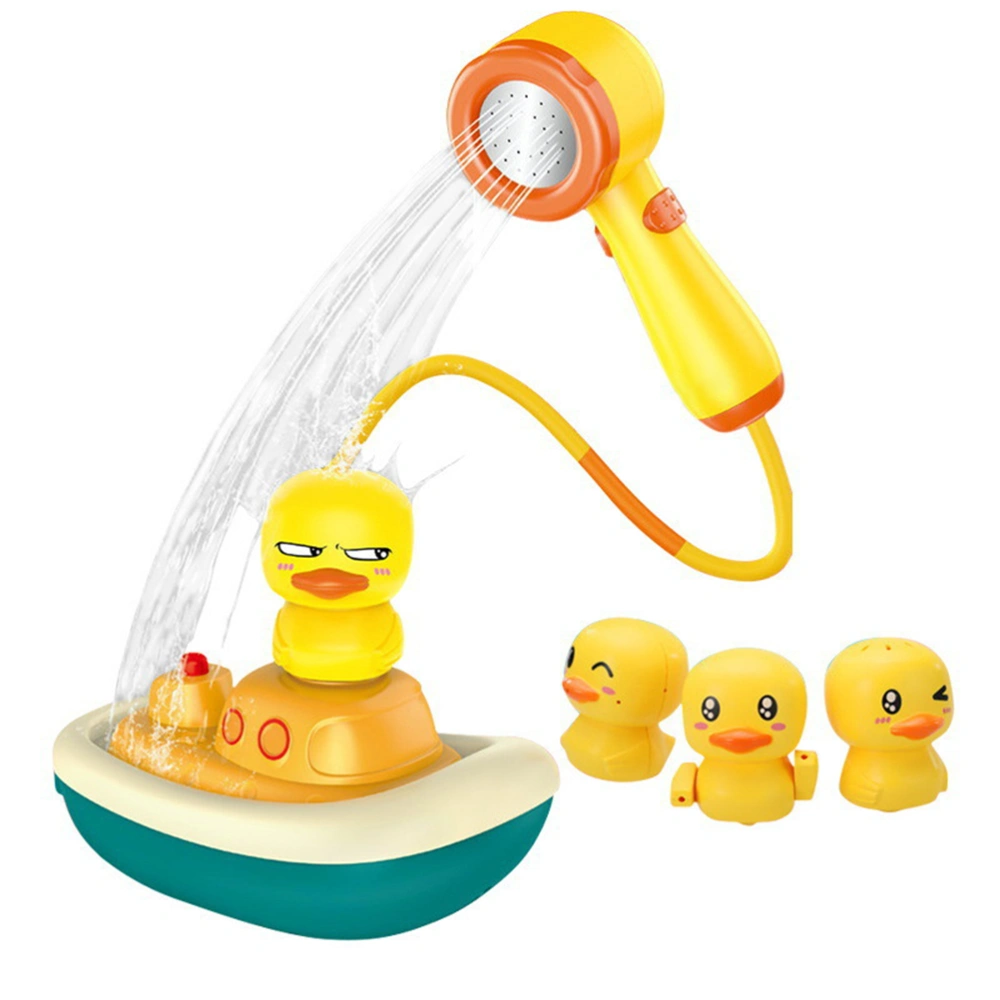 Baby Bath Toys Baby Bathtub Toys Duck Water Toys Spraying Ducks Bathtub Shower Head Toys Summer Water Toys for Boys Girls